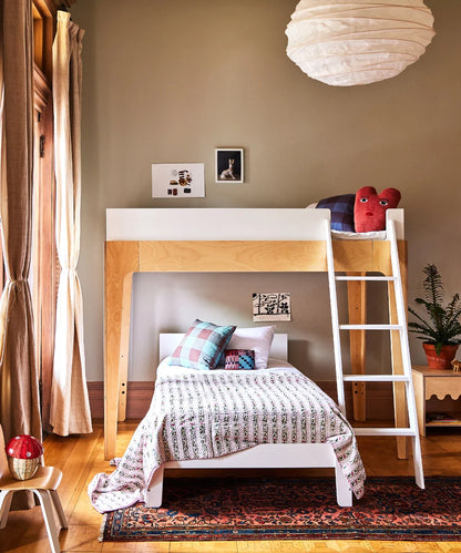 Oeuf NYC Perch Bunk Bed - White/Birch