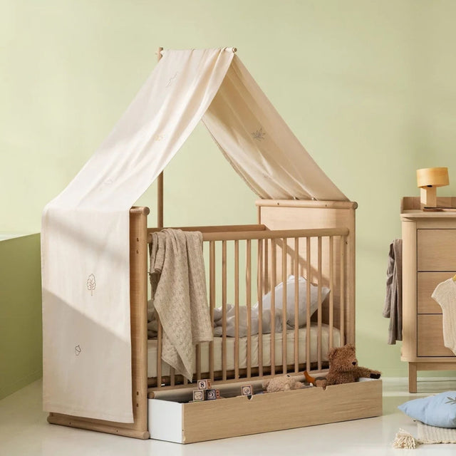 Oliver Furniture Camp Novel Cot Bed Canopy - Embroidered