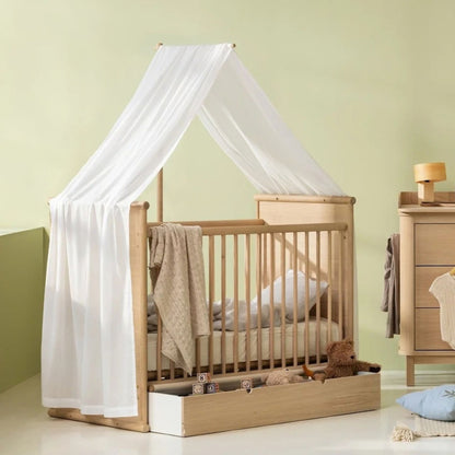 Oliver Furniture Camp Novel Cot Bed Canopy - Transparent White