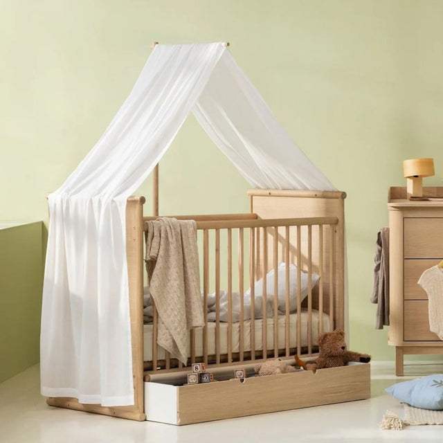 Oliver Furniture Camp Novel Cot Bed Canopy - Transparent White