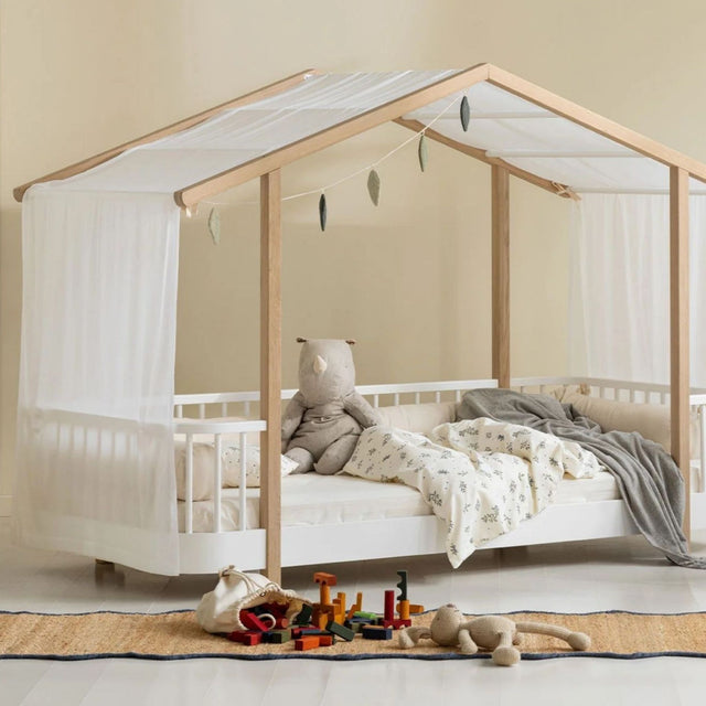 Oliver Furniture Wood Original House Bed Canopy - White