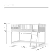 Oliver Furniture Seaside Classic Low Loft Bed