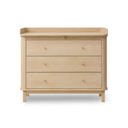 Oliver Furniture Wood Original 3 Drawer Nursery Dresser & Changer - Oak