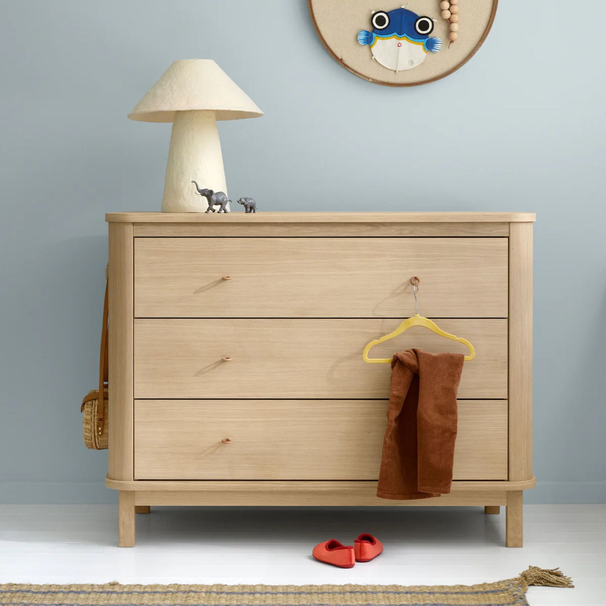 Oliver Furniture Wood 3 Drawer Dresser Oak