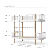 Oliver Furniture Wood Original Bunk Bed - White
