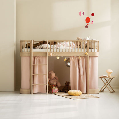 Oliver Furniture Wood Original Low Loft Bed - Oak