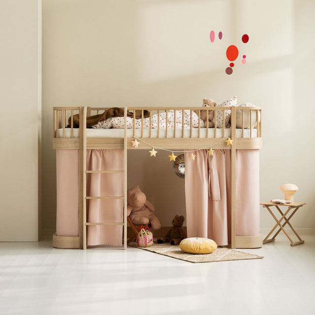 Oliver Furniture Wood Original Low Loft Bed - Oak