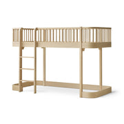 Oliver Furniture Wood Original Low Loft Bed - Oak