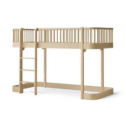 Oliver Furniture Wood Original Low Loft Bed - Oak