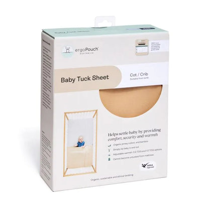 ergoPouch Organic Cot Tuck Sheet/Blanket - Wheat 0.2/1.0 TOG