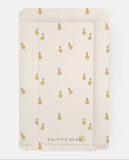 Ralphie Bear Table Changing Mat - Pears