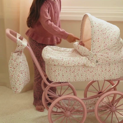 Little Dutch Metal Doll Pram - White