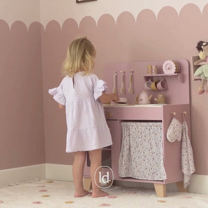 Little Dutch Wooden Play Kitchen - Pink