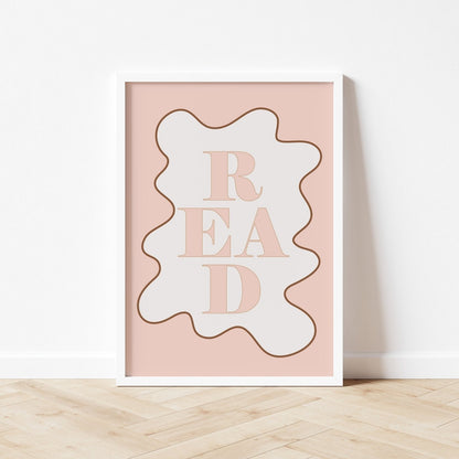 Autumns Corner Read Art Print - Wavy Edition
