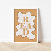 Autumns Corner Read Art Print - Wavy Edition