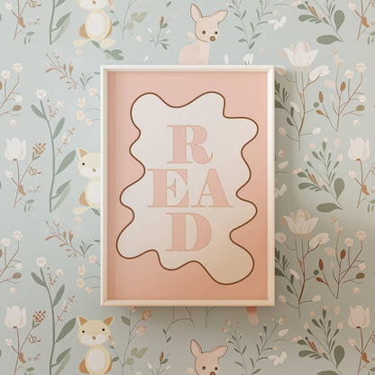 Autumns Corner Read Art Print - Wavy Edition