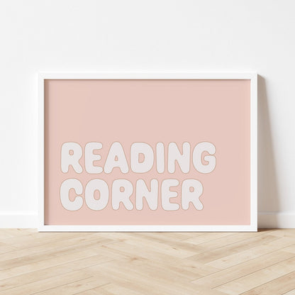Autumns Corner Reading Corner Art Print