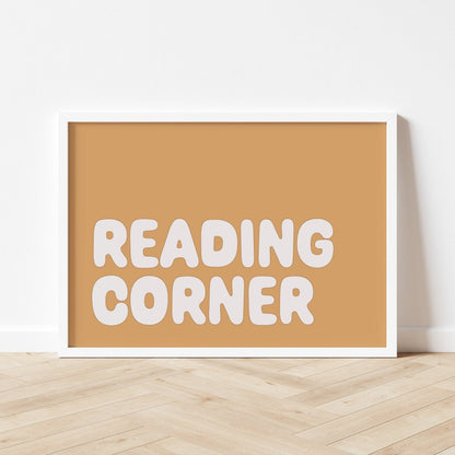 Autumns Corner Reading Corner Art Print