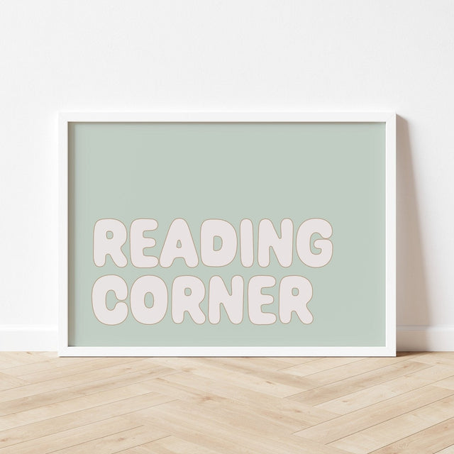Autumns Corner Reading Corner Art Print