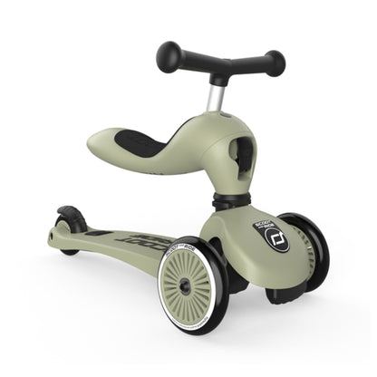 Scoot & Ride Highwaykick 1 Scooter - Olive