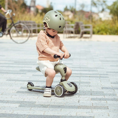Scoot & Ride Highwaykick 1 Scooter - Olive