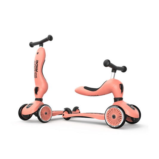 Scoot & Ride Highwaykick 1 Scooter - Peach