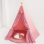 MiniCamp Fairy Teepee Play Tent With Tulle - Rose