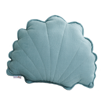 Minicamp Linen Seashell Cushion - Mint