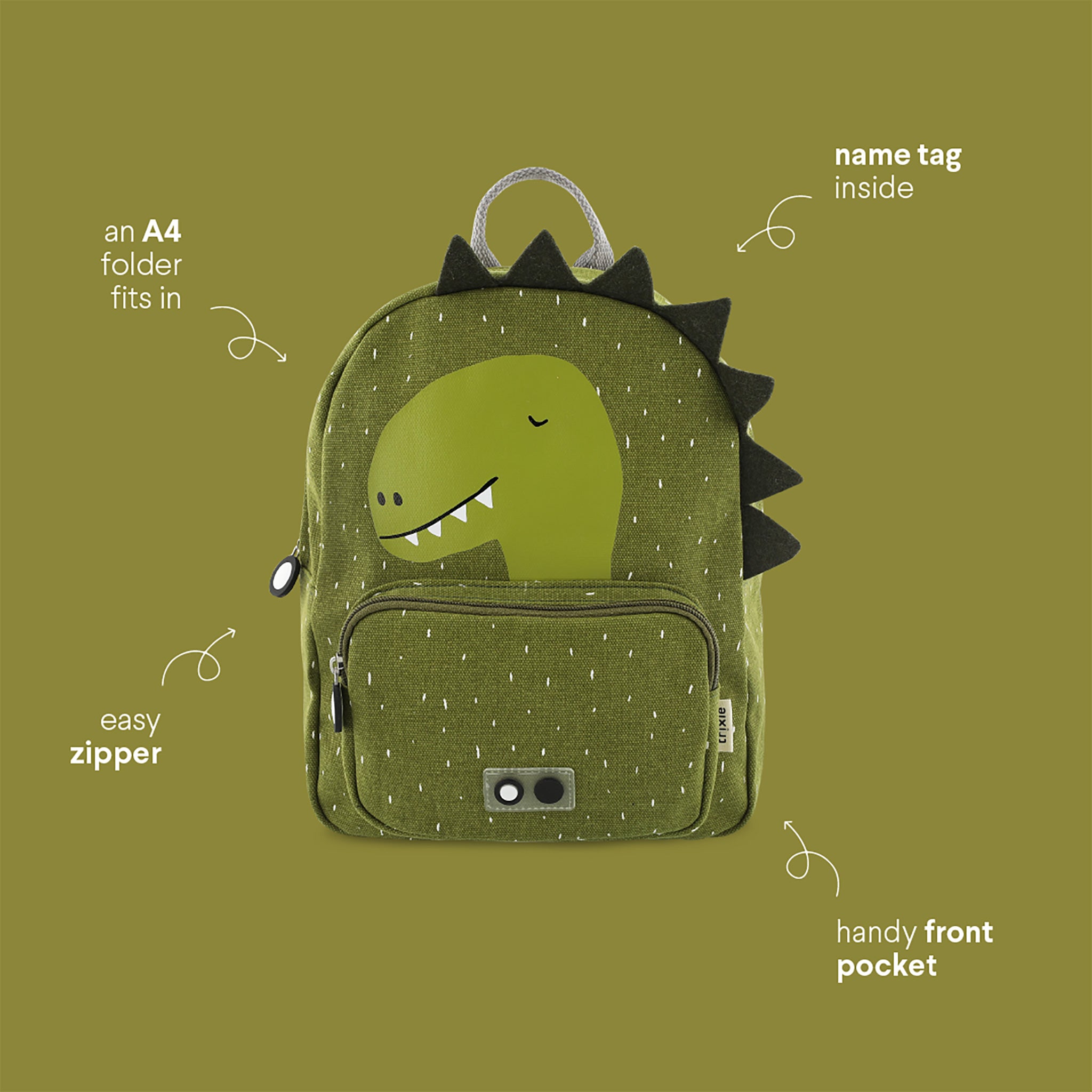 Trixie Backpack - Mr. Dino – Scandiborn