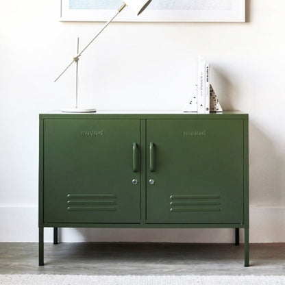 Mustard Made The Lowdown Storage Locker - Olive Green