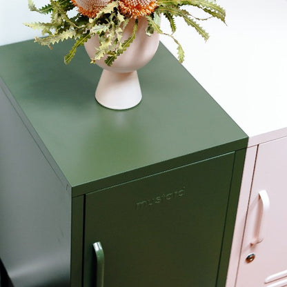 Mustard Made The Shorty Bedside Locker - Olive Green