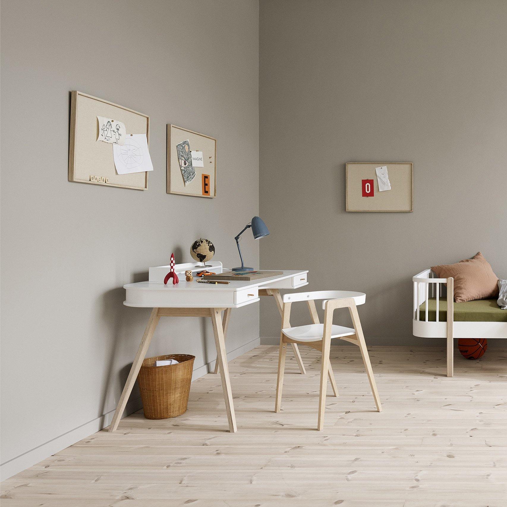 White wood desk online