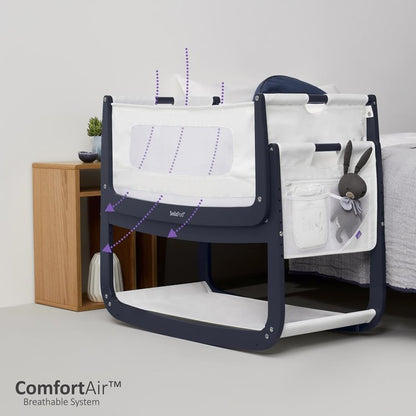 SnuzPod⁴ Bedside Crib - Navy