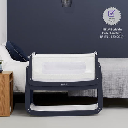 SnuzPod⁴ Bedside Crib - Navy