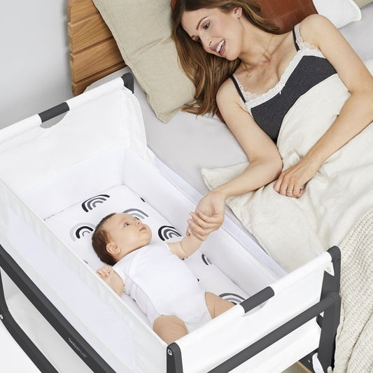 SnuzPod⁴ Bedside Crib - Slate