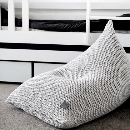 Zuri House Knitted Bean Bag (Kids) - Oatmeal