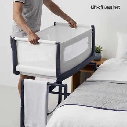 SnuzPod 4 Bedside Crib Starter Bundle - Navy