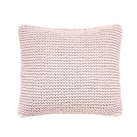 Zuri House Knitted Cushion - Pale Pink