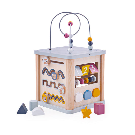 Bigjigs Toys Wooden Activity Cube