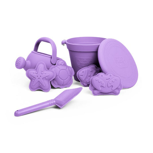 Bigjigs Toys Lavender Purple Silicone Beach Toys Bundle (5 Pieces)
