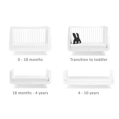 Snuz Skandi 3Pc Nursery Furniture Set - White