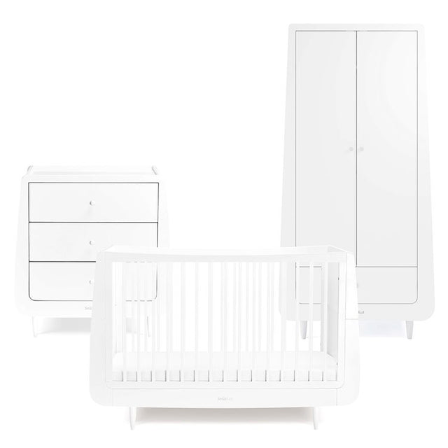 Snuz Skandi 3 Piece Nursery Furniture Set - White