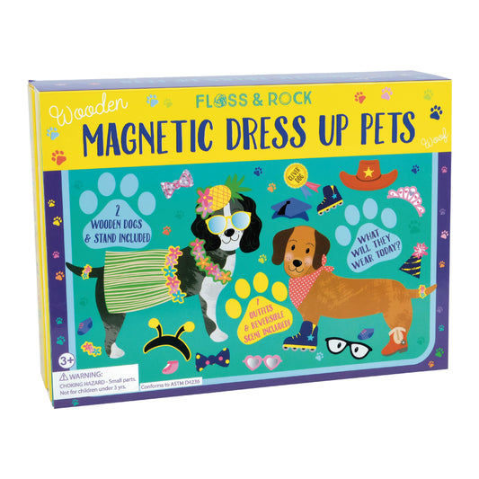 Floss & Rock Wooden Magnetic Dress Up - Pets