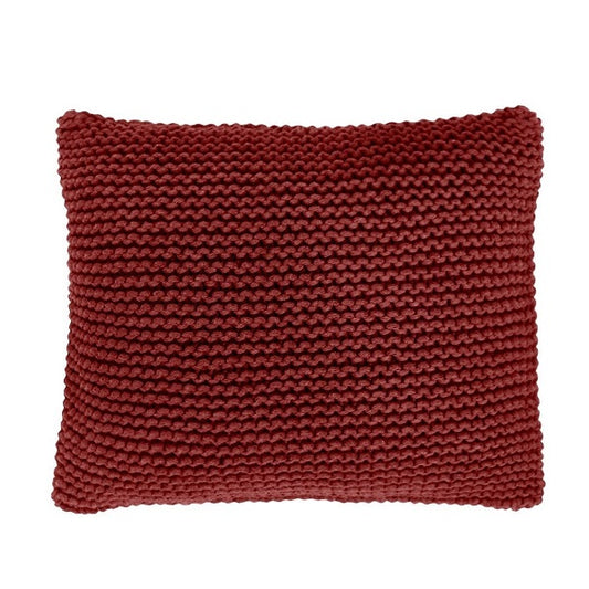 Zuri House Knitted Cushion - Terracotta