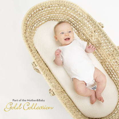Mother&Baby First Gold Anti-Allergy Foam Moses Basket Mattress - Small (66 X 28cm)