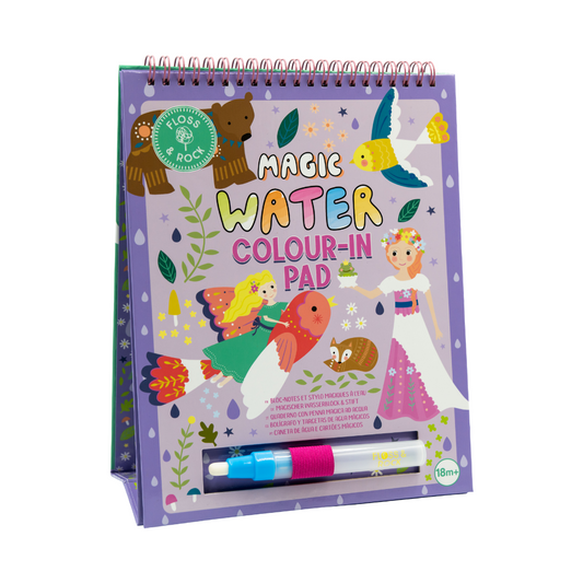 Floss & Rock Magic Colour Changing Watercard Easel and Pen - Fairy Tale
