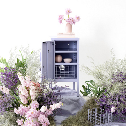 Mustard Made The Shorty Bedside Locker - Lilac (Left Opening)