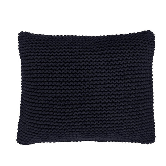 Zuri House Knitted Cushion - Charcoal