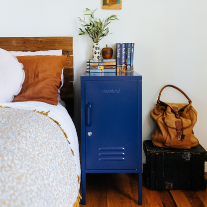 Mustard Made The Shorty Bedside Locker - Navy (Right)