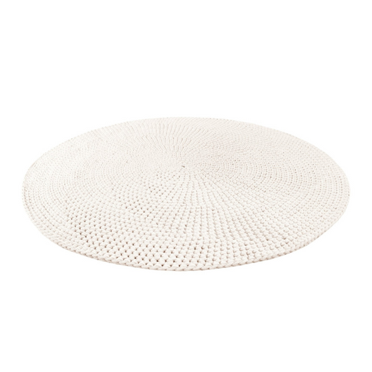 Zuri House Crochet Rug Moon - Ivory